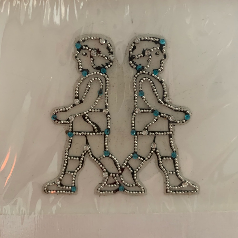 Reusable Tatoo Bindi dance Body Sticker Gemini